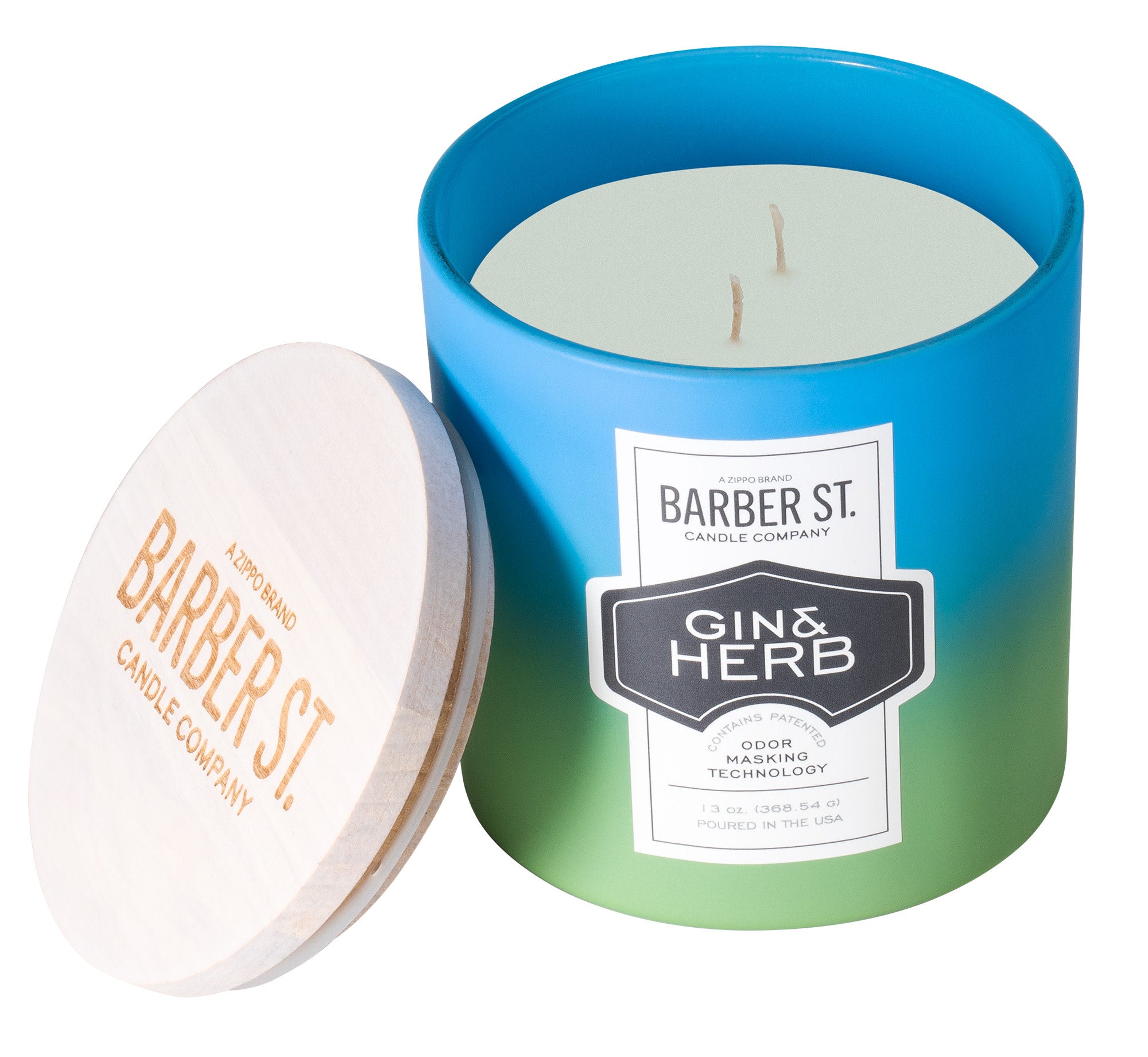 Barber Street Odor Masking Candle - Natural Scented Soy Wax Candle for Home, Salon & Barber Shop | Eliminates Unpleasant Smells | Long-Lasting Fragrance for Relaxation & Fresh Air