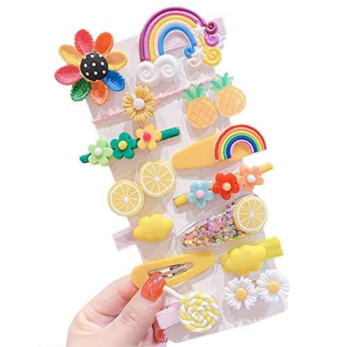 FAMEZA 10 Pcs Rainbow Hair Clips with Pearl Accents - Fashion Hair Accessories for Women & Girls - Styling Tools for Curly, Straight & Wavy Hair - Purple Hair Clips Set (10 Pack) - Perfect for Parties, Weddings & Everyday Wear