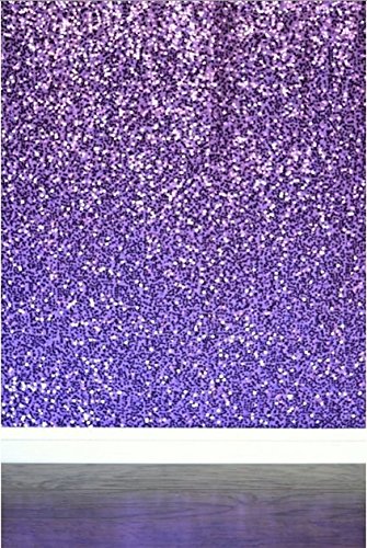 Sparkling Purple Sequin Taffeta Fabric Photography Backdrop - 9ft x 10ft Photo Booth Drape - Made in USA - Perfect for Weddings, Parties & Events - Choose from 3 Sizes