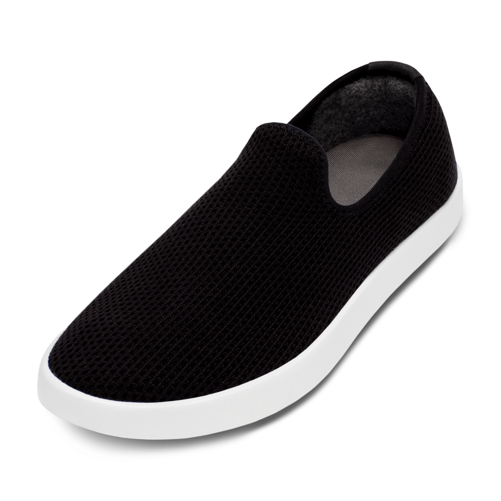 Men's Tree Lounger Shoes - Comfortable Natural Black Sneakers with Blizzard Sole for Outdoor Walking & Casual Wear