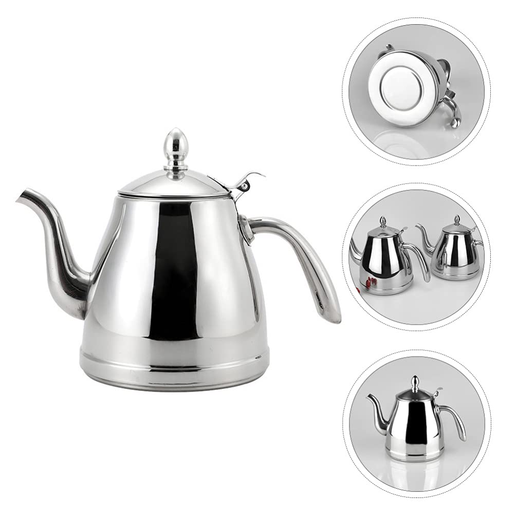 **Cabilock 1pc Stainless Steel Electric Water Kettle - Fast Boiling, Household Tea Kettle for Coffee, Tea & Hot Water - Perfect for Home, Office & Dorm Use**