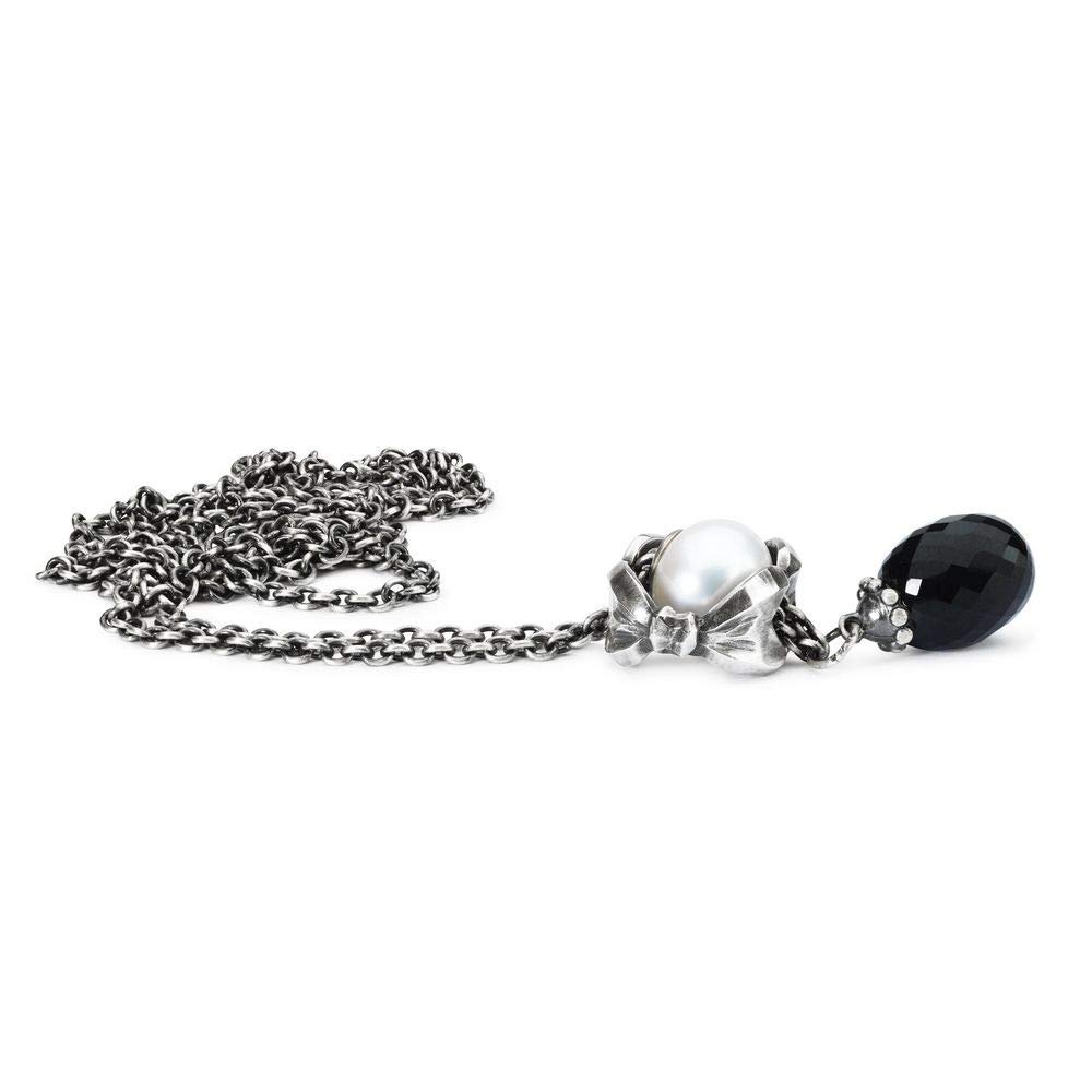 Black Onyx Fantasy Necklace - Elegant Gothic Jewelry for Women, Perfect for Halloween, Cosplay & Witchy Fashion