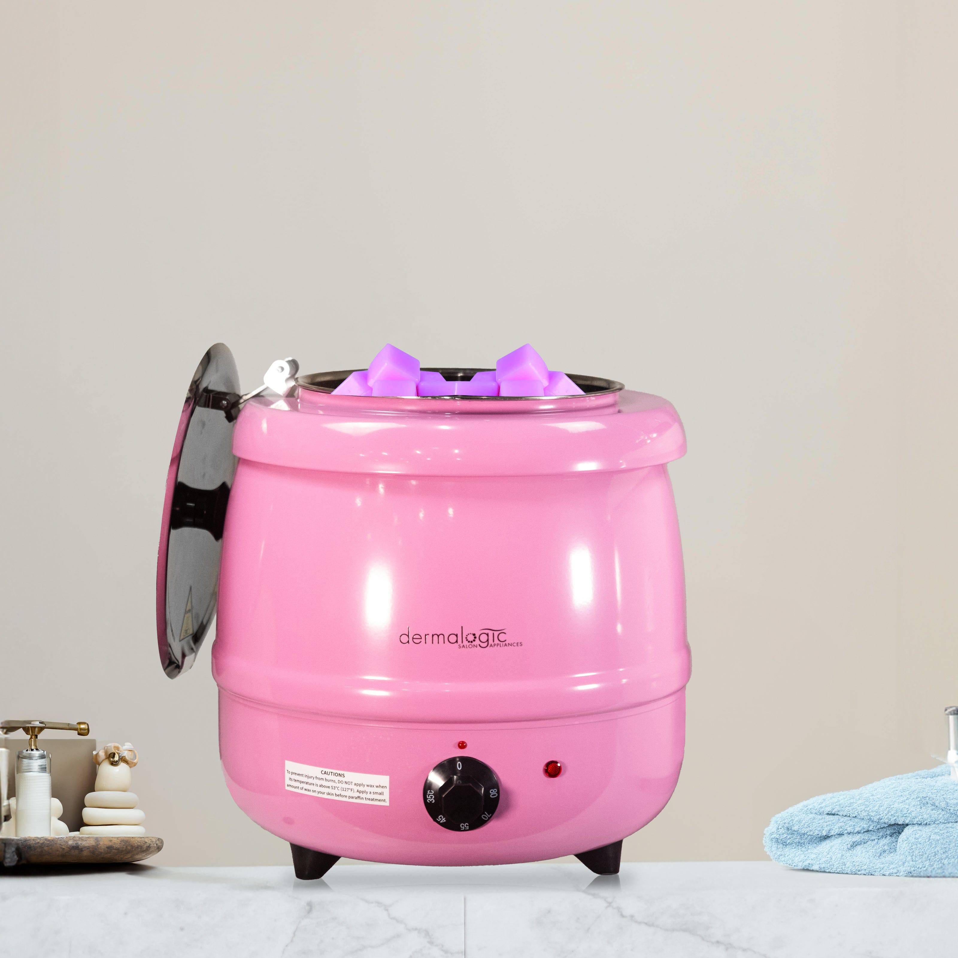 Dermalogic Professional Paraffin Wax Warmer with 10.5oz Ladle - 13L Capacity for Spa, Salon & Home Hand/Foot Therapy