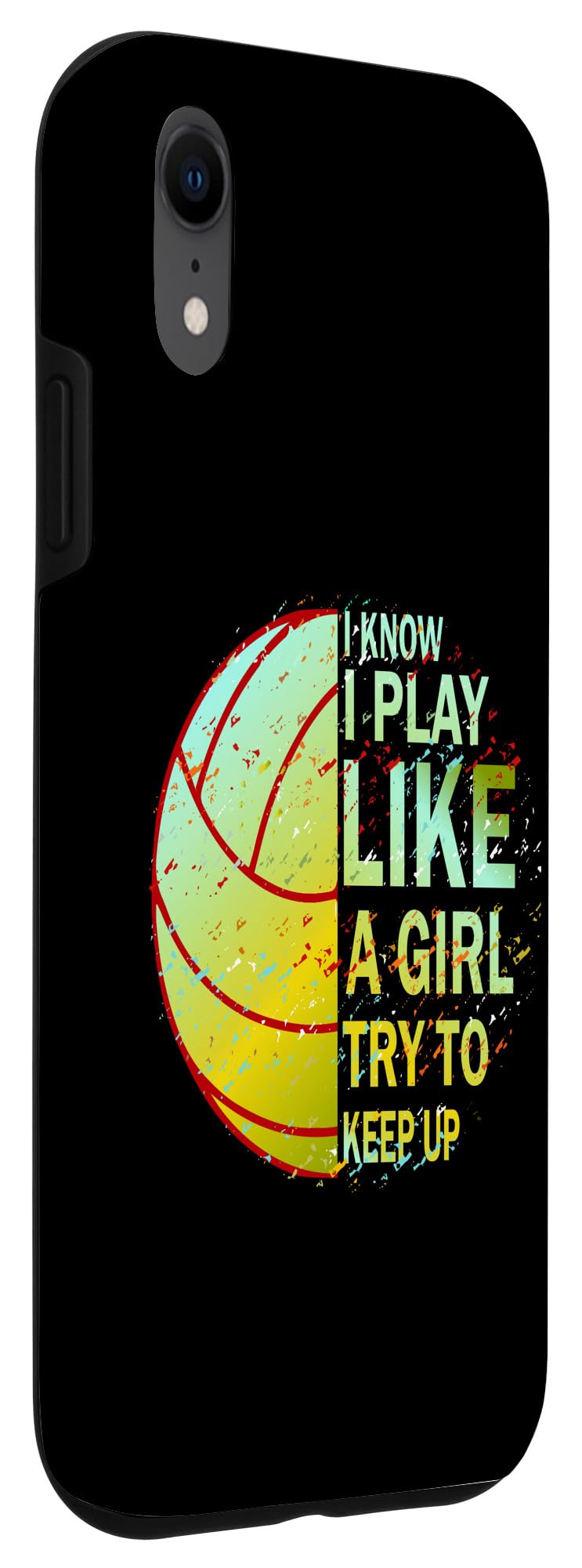 iPhone XR Volleyball Phone Case for Girls - Shockproof & Slim Protective Cover - Perfect for Sports, School & Daily Use