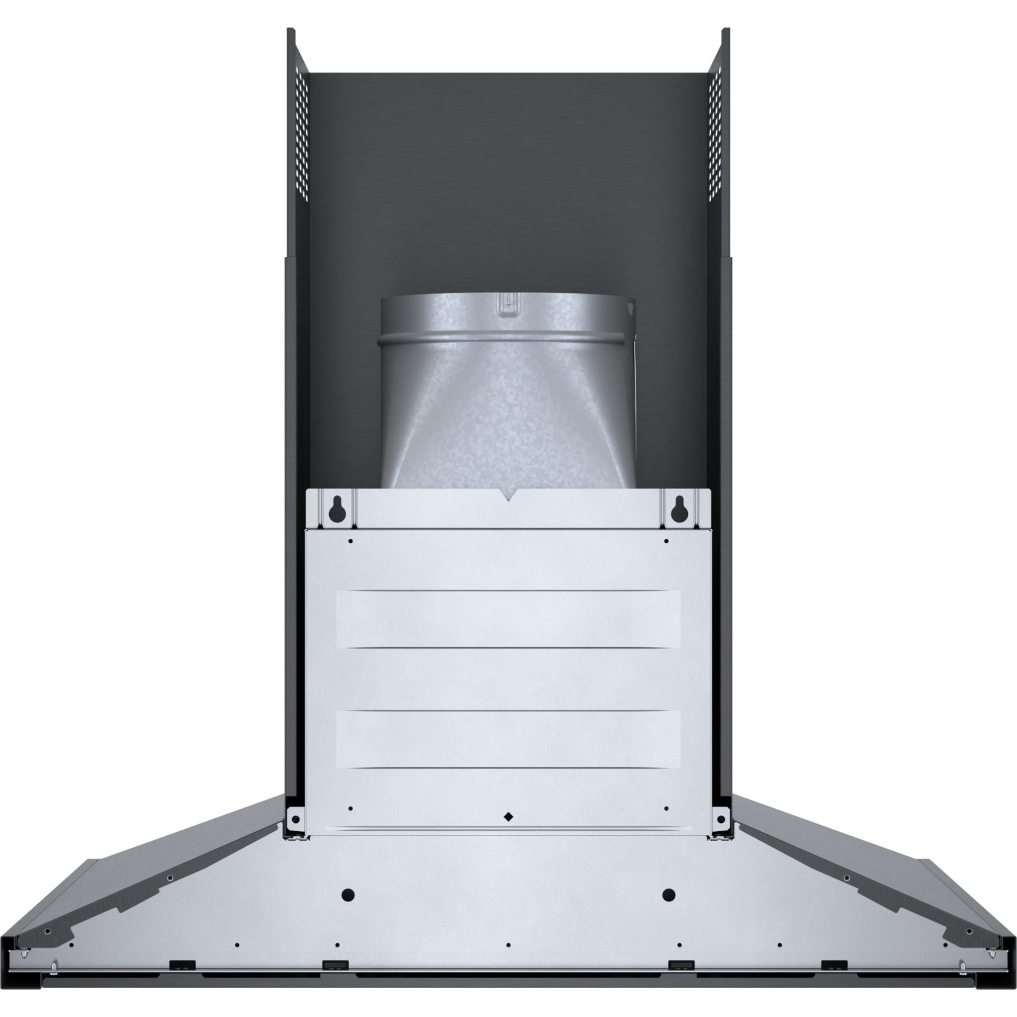 Bosch HCP80641UC 36-Inch Stainless Steel Range Hood - Black, 900 CFM, 3-Speed Fan, LED Lighting for Modern Kitchen Ventilation | Perfect for Gas & Electric Stoves, Cooking, Smoke & Odor Removal