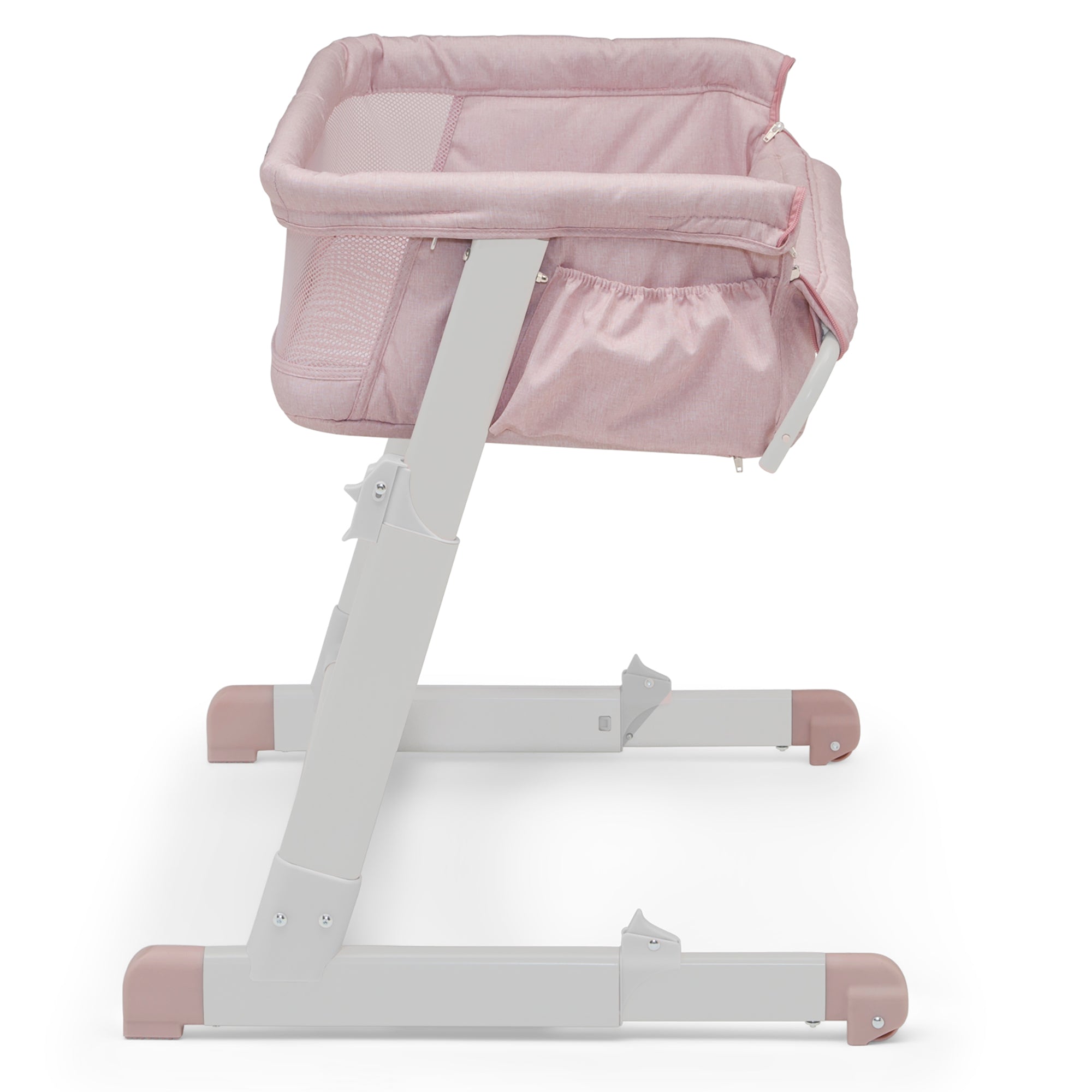 BabyGap Whisper Bedside Bassinet - Portable Crib for Newborns & Infants - Lightweight & Breathable Mesh Sides - Perfect for Nursery, Bedroom & Travel