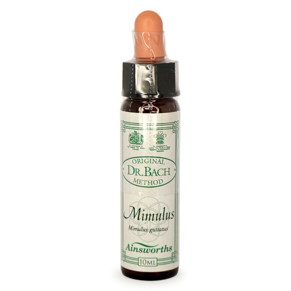 Ainsworths Bach Flower Remedies Mimulus - Natural Flower Essence for Emotional Balance & Stress Relief | Perfect for Anxiety, Fear & Daily Wellness Support