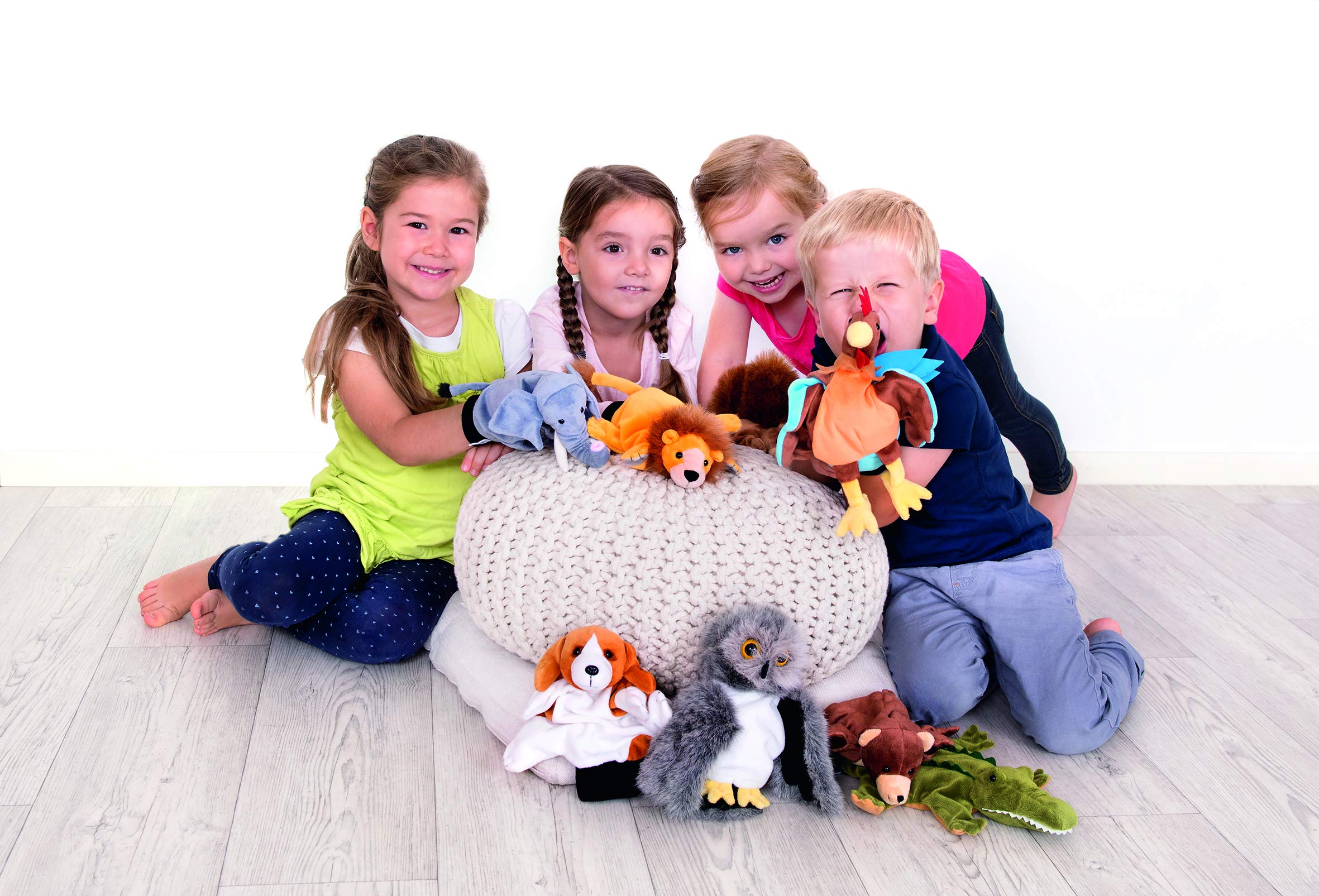 Beleduc 40110 Multicolor Hand Puppet for Kids - Creative Arts & Crafts, Storytelling & Role Play - Perfect for Preschool, Classroom & Home Playtime