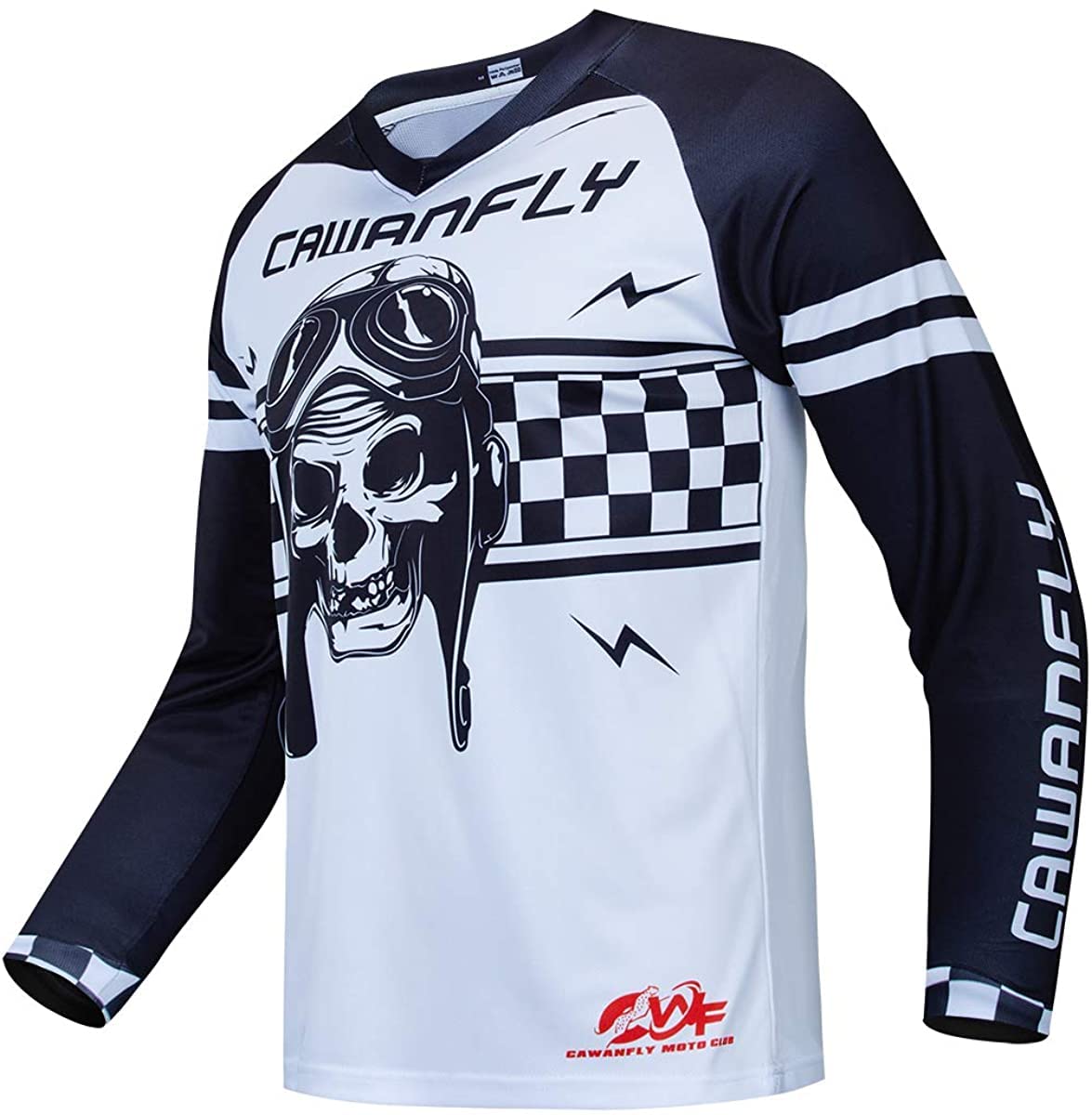 Men's Long Sleeve Off-Road Biking Jersey - Breathable Mountain Bike & Powersports Shirt for Cycling, Motocross & Outdoor Adventures