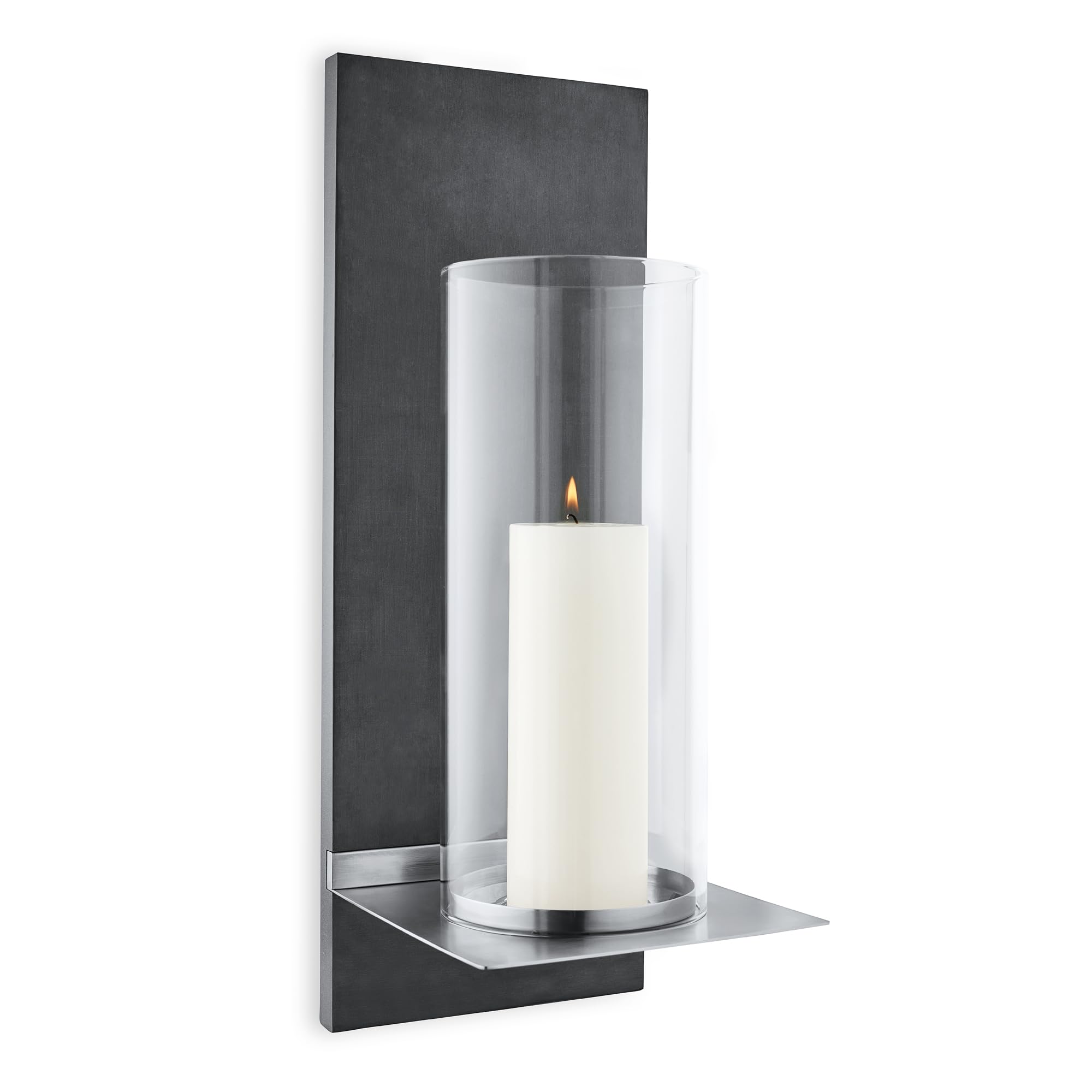 Blomus 65423 Finca Large Wall-Mounted Candle Holder - Polystone Design for Home Decor, Living Room, Bedroom, or Outdoor Patio Lighting