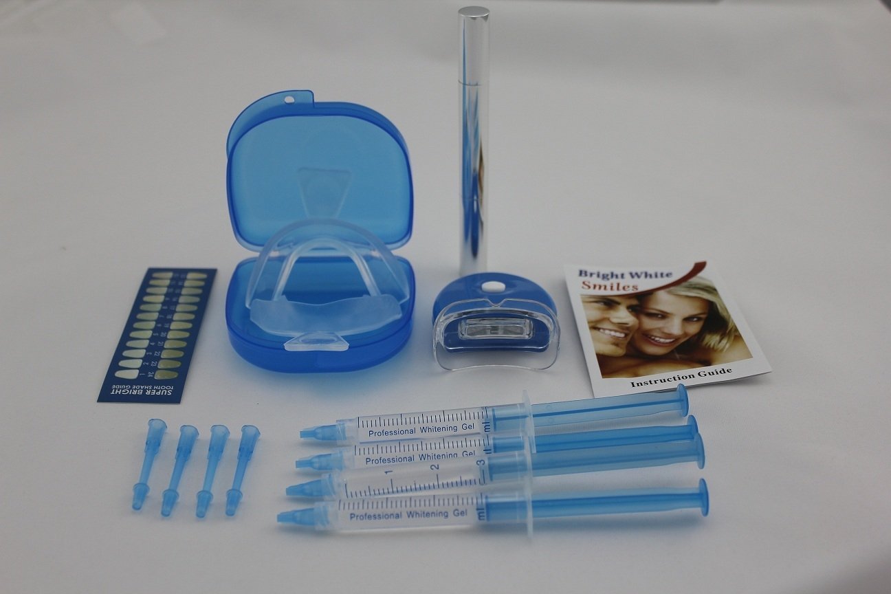 Professional Teeth Whitening Kit with LED Light - At-Home Teeth Whitening System for Brighter Smile | Perfect for Daily Use, Travel & Special Occasions