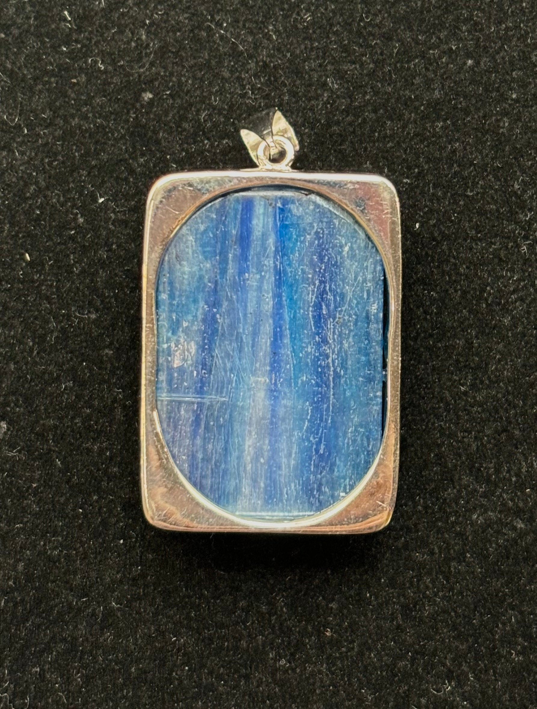 Natural Blue Kyanite Pendant Necklace - Healing Crystal Jewelry for Chakra Balancing & Energy Cleansing | Perfect for Meditation, Yoga & Spiritual Healing