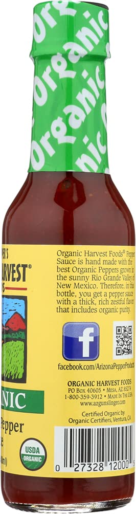 Organic Jalapeno Pepper Hot Sauce - 2 Pack (5 Fl Oz Bottles) | Spicy & Flavorful | Perfect for Tacos, Nachos, Wings & Mexican Dishes