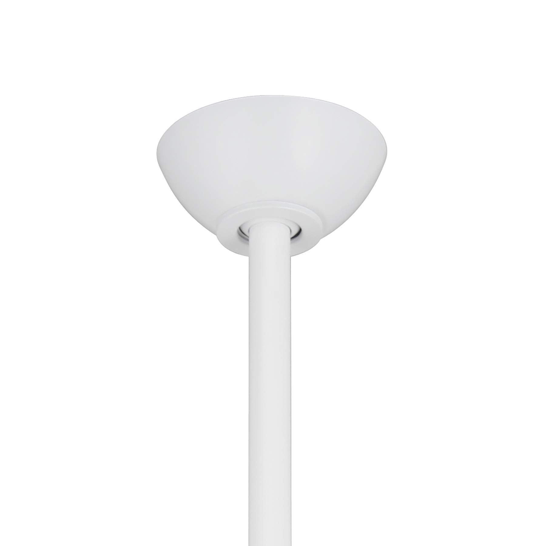 Minka Aire Roto 52 Inch White Ceiling Fan with Wall Control - Quiet Indoor Cooling for Bedroom, Living Room & Office Spaces