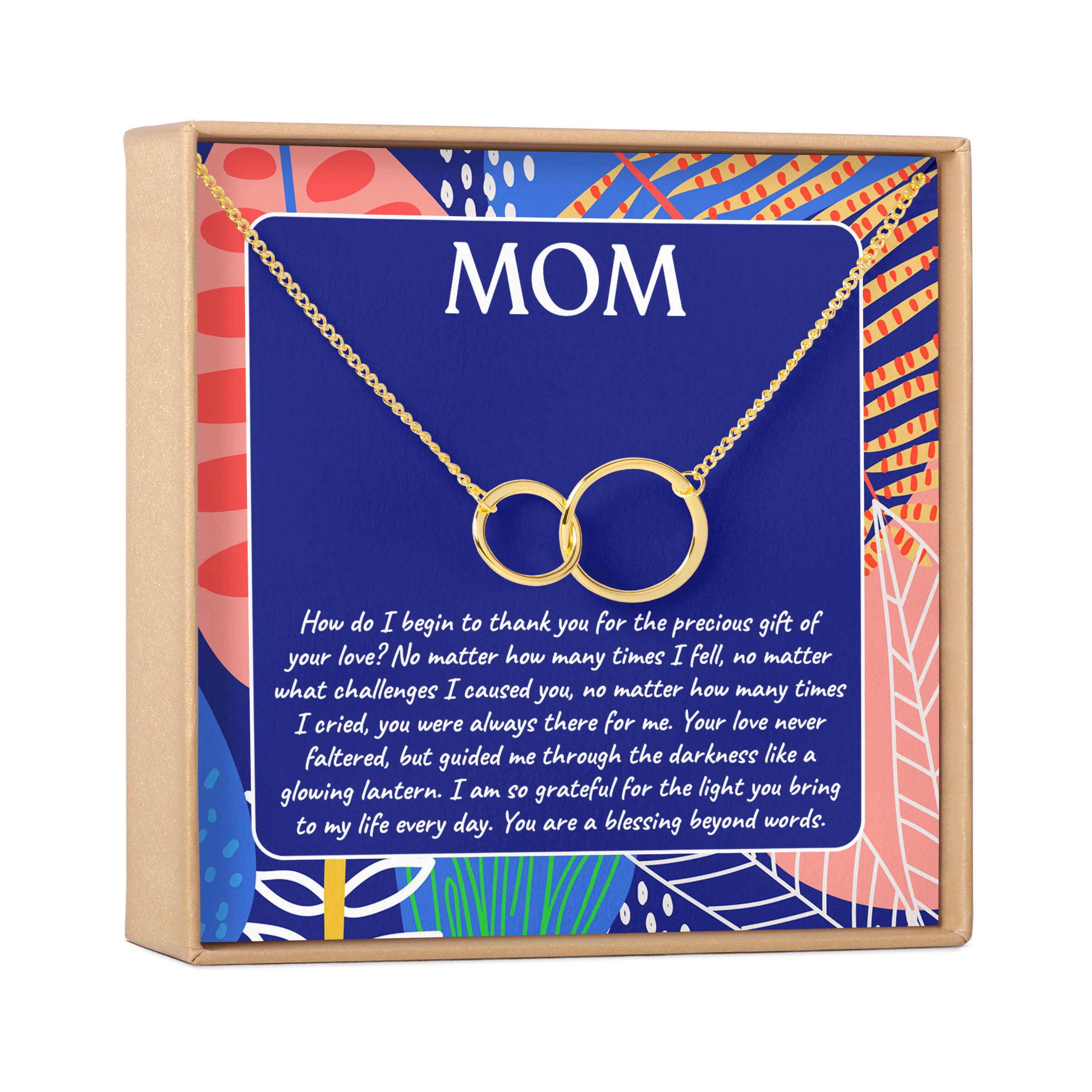 Mom Necklace - Personalized Heart Pendant Jewelry Gift for Birthday, Mother's Day, Christmas | Thoughtful Present for Wife, Grandma, Daughter | Perfect for Anniversaries & Special Occasions