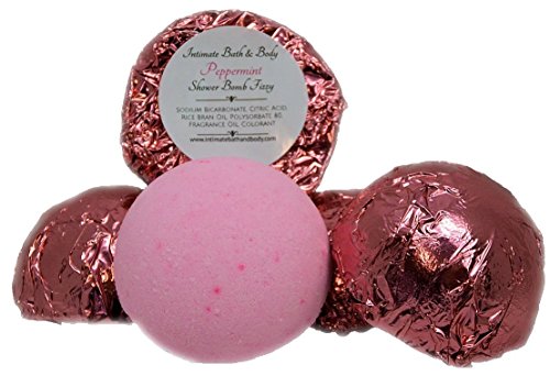 5 Pack Aromatherapy Shower Steamers with Peppermint - Relaxing Shower Bombs for Stress Relief & Spa-Like Experience at Home