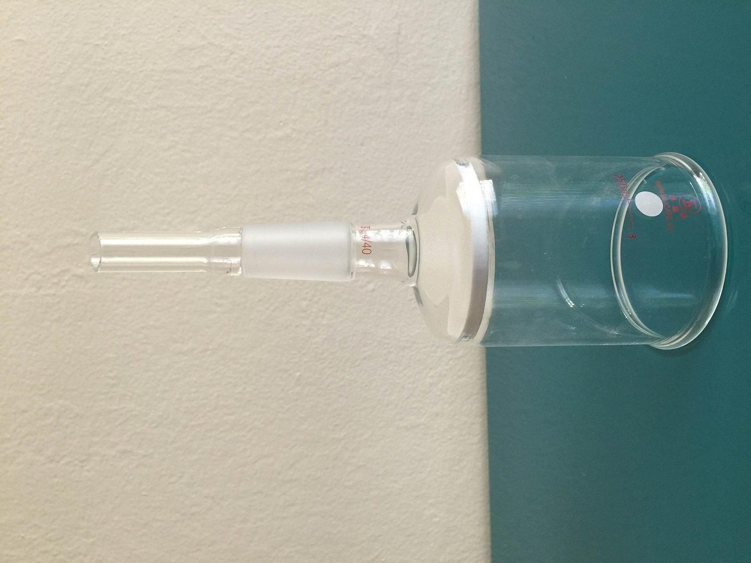 Beyondsupply-lab 250ml Vacuum Suction Filtration Kit with Buchner Funnel & 1000mL Conical Flask - Ideal for Chemistry Labs, Scientific Experiments, and Liquid Filtration Processes