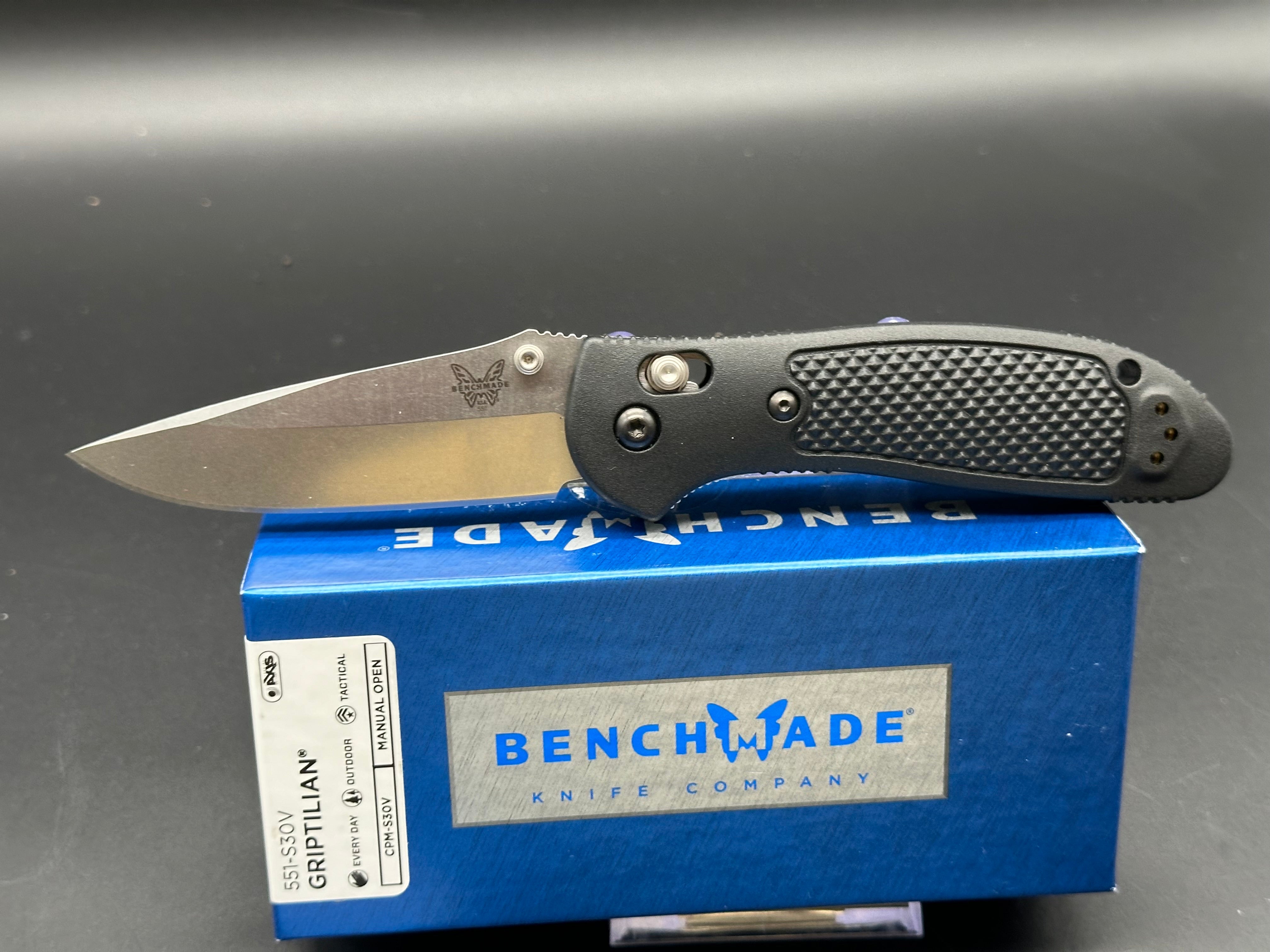 Benchmade Griptilian Folding Knife - 3.45