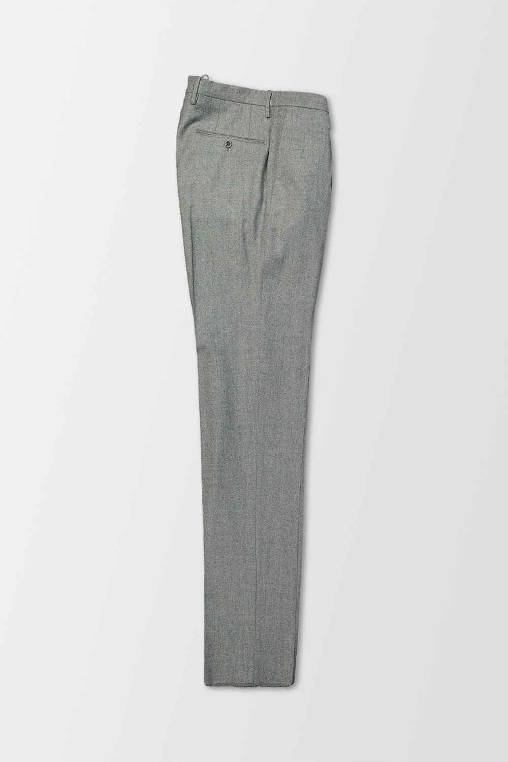 Incotex Grey Mito Trousers for Men - Premium Italian Wool Dress Pants for Business & Office Wear - Comfortable Slim Fit Formal Pants for Work, Meetings & Special Occasions