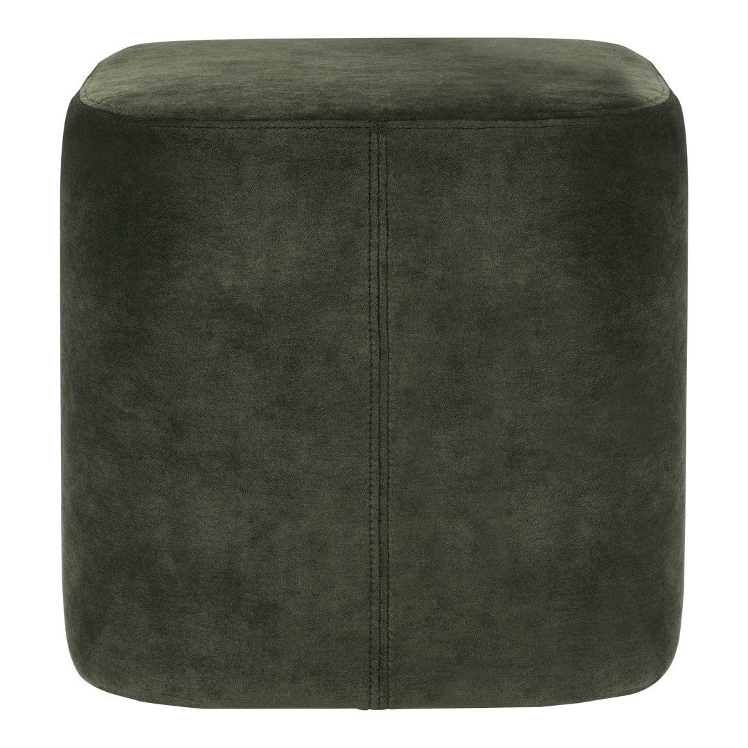 Jacques Deneef Cube Pouf by Ethnicraft - Modern Handwoven Ottoman Stool for Living Room, Bedroom & Outdoor Use