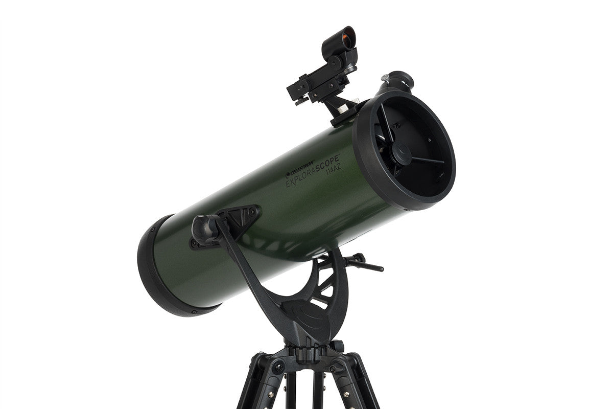 Used ExploraScope 114AZ Telescope - Refractor Telescope for Beginners & Adults - Stargazing, Bird Watching & Astronomy (Portable & Easy Setup)