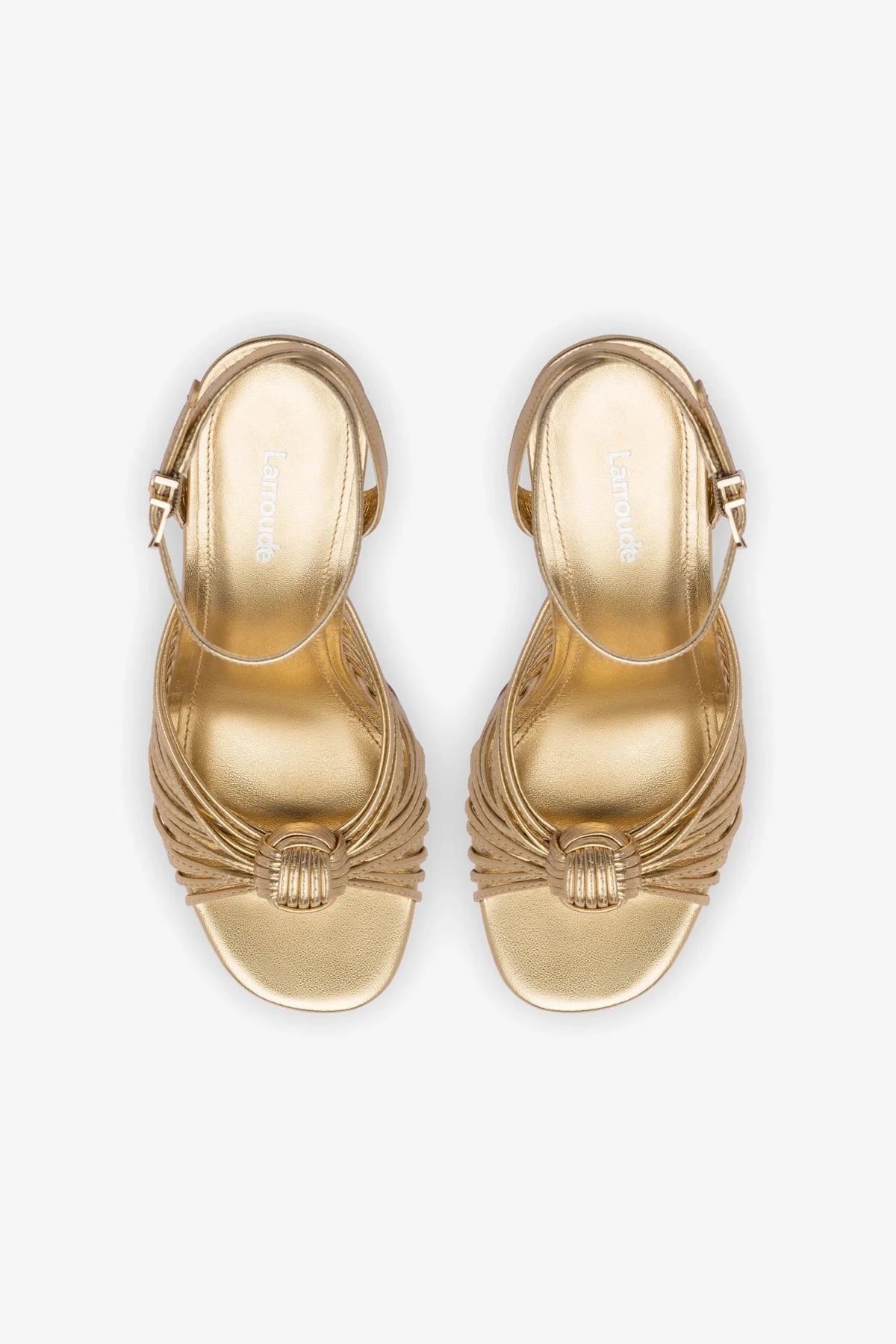 Valerie Gold Metallic Leather Platform Sandals for Women - Comfortable Summer Wedge Heel Sandals for Beach, Party & Casual Outfits
