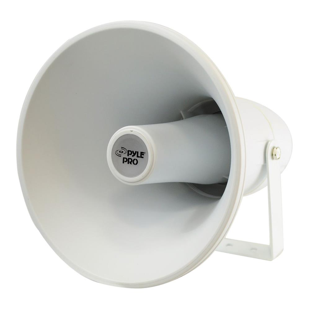 9.4'' Indoor/Outdoor PA Horn Speaker - High Power Weatherproof Loudspeaker for Public Address, School, Church & Stadium Announcements