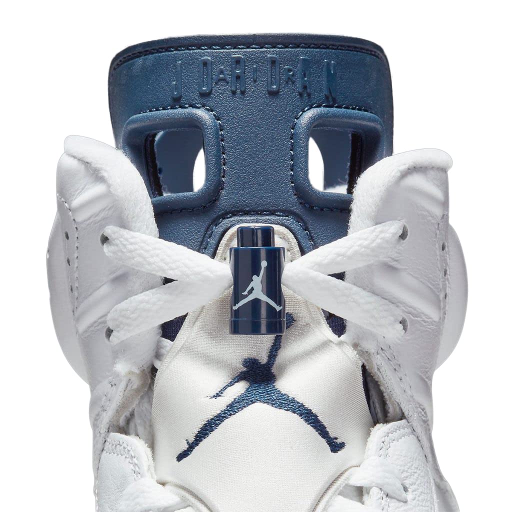 Jordan Men's 6 Retro Sneakers - Midnight Navy/White Basketball Shoes (CT8529-141) Size 11 - Perfect for Streetwear & Court Performance