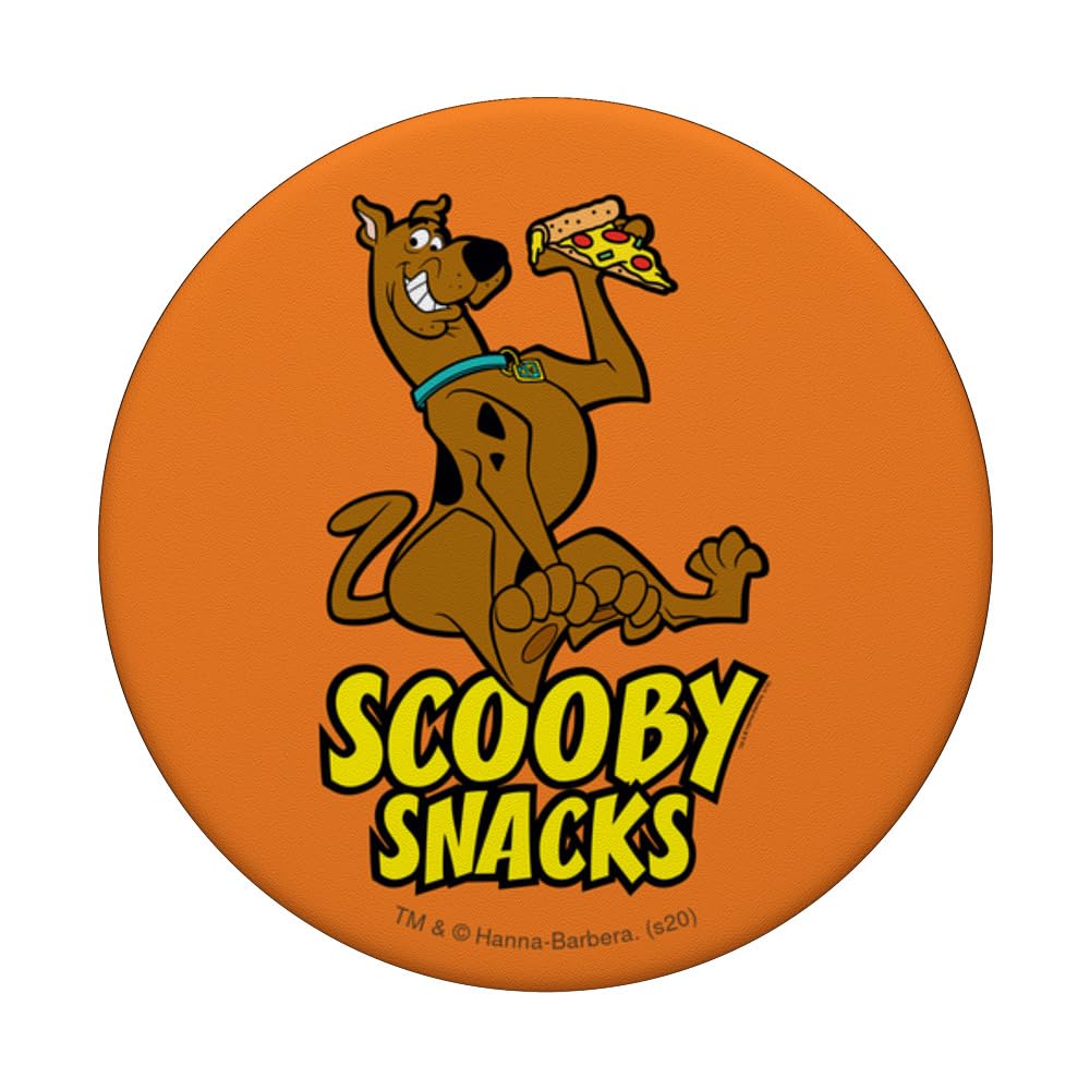 Scooby-Doo Scooby Snacks Pizza PopSockets Standard PopGrip - Swappable Phone Grip & Stand for iPhone, Samsung, Smartphones - Perfect for Fans, Collectors, and Everyday Use