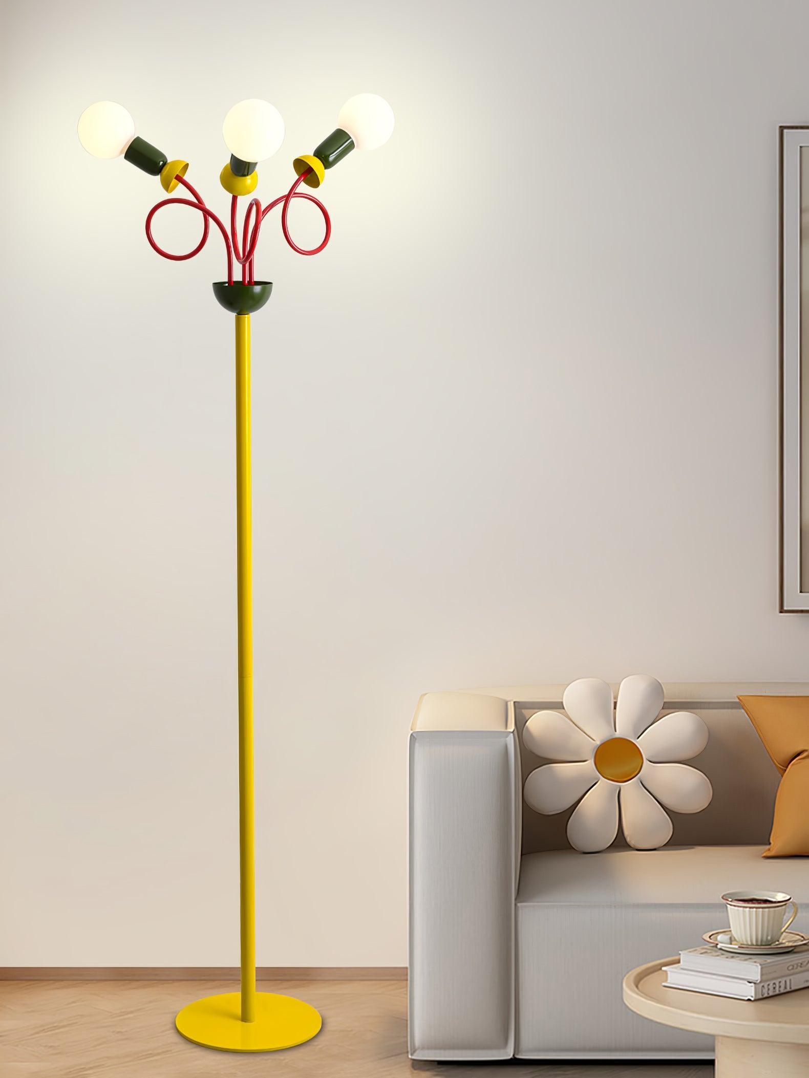 Circulo Play Floor Lamp - Modern LED Standing Light for Living Room, Bedroom & Office - Perfect for Reading, Relaxing & Decor