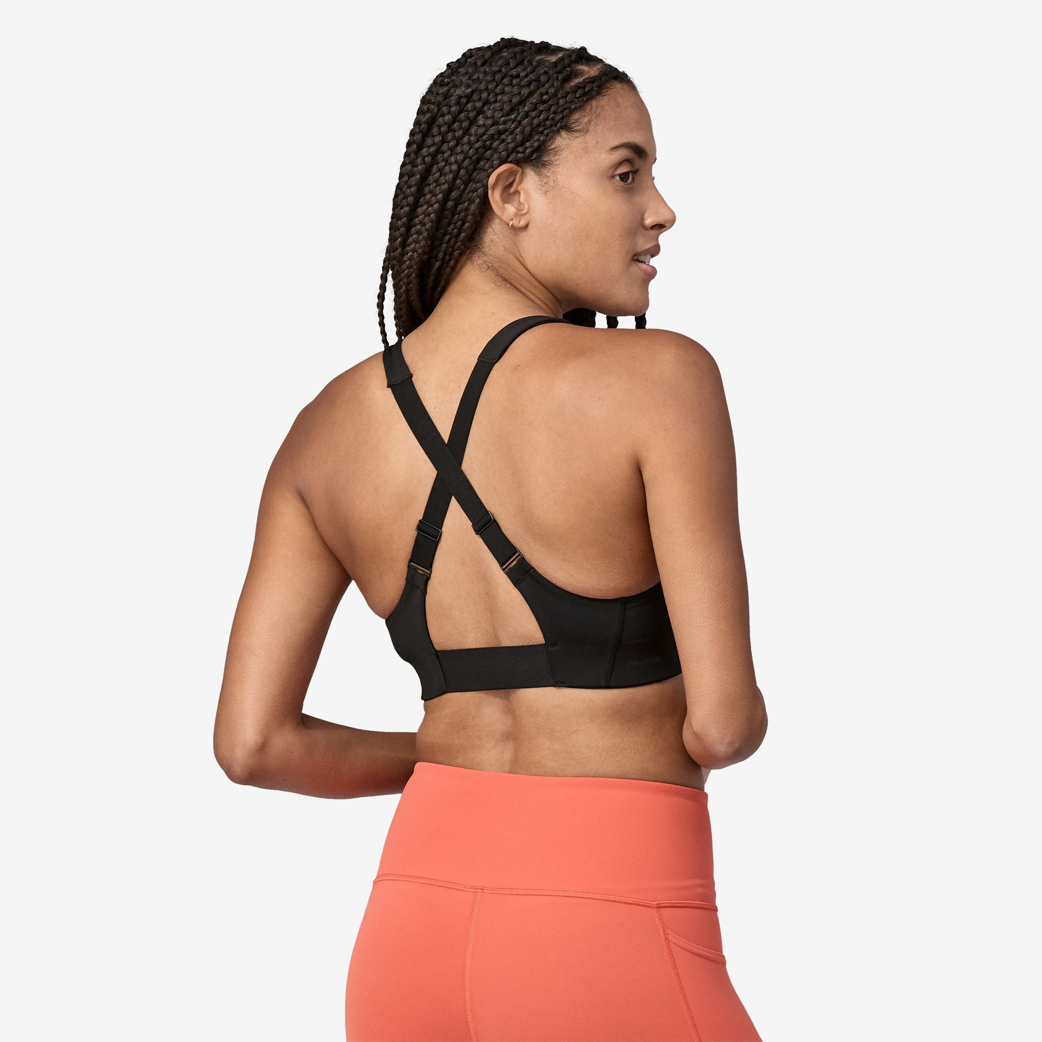 Women's Shadowlite Mid Impact Adjustable Sports Bra - Comfortable Support for Running, Yoga & Workouts