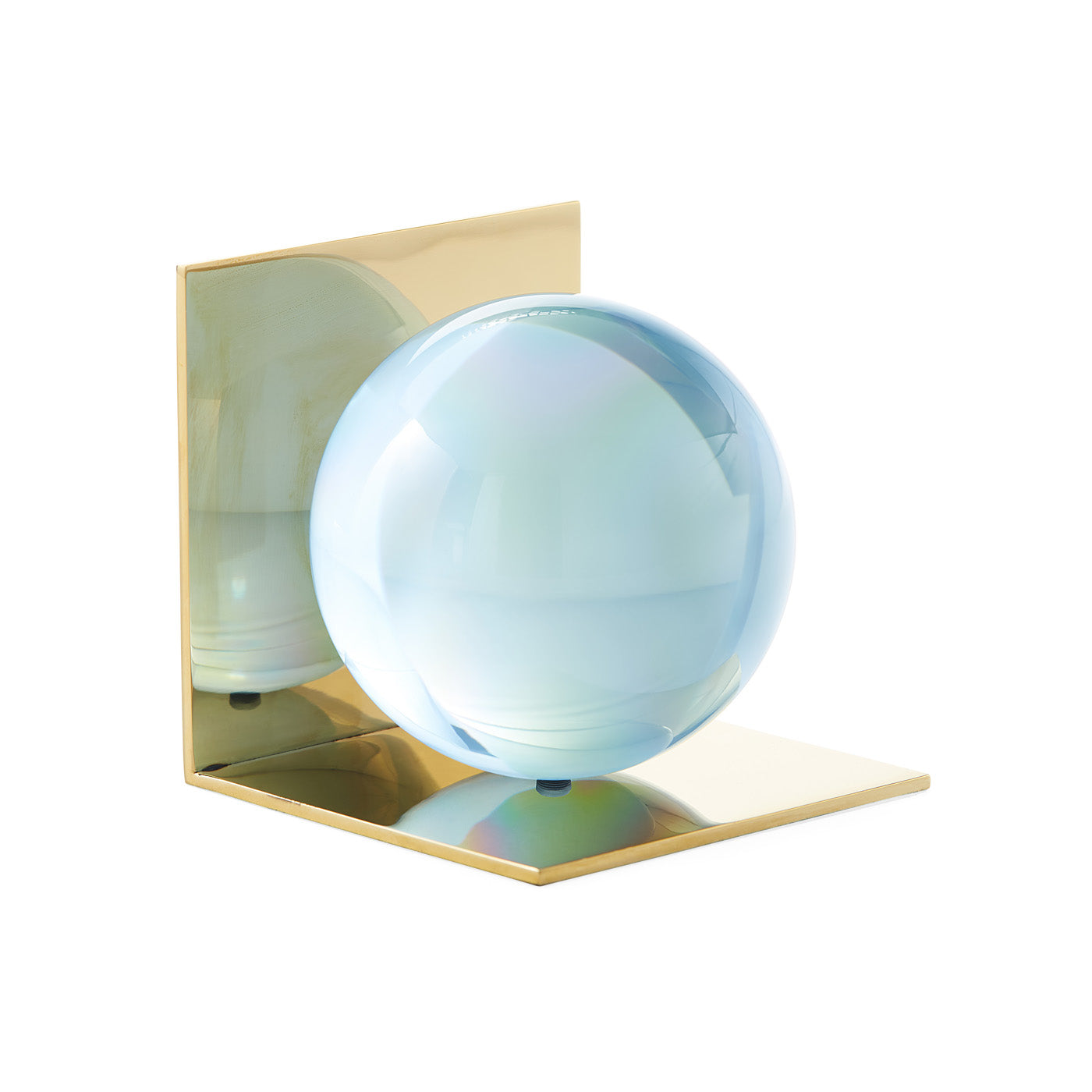 Globo Bookends - Heavy Duty Metal Bookends for Bookshelves, Office & Home Decor - Perfect for Organizing Books, Magazines & Files