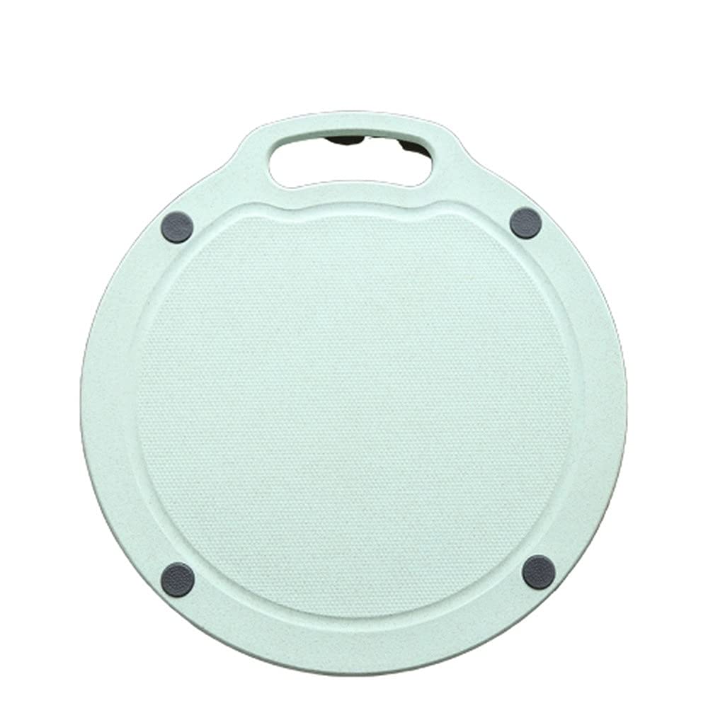 Eco-Friendly Wheat Straw Cutting Board - Green, Medium Size - Durable Chopping Block for Fruits, Vegetables & Meat - Perfect for Home Kitchens & Camping