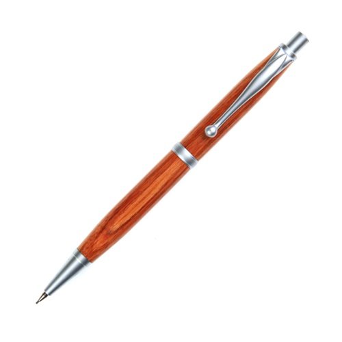 Lanier Comfort Pencil - Premium Brushed Satin Finish & Tulip Wood Body - Ergonomic Writing Instrument for Office, School & Art Sketching