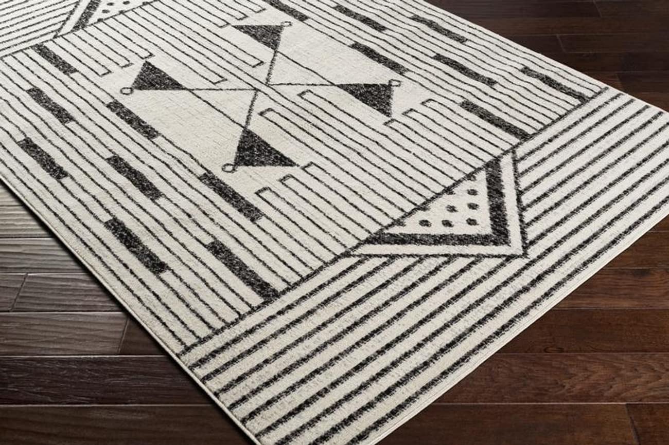 Mark&Day 5x7 Neerijnen Modern Light Gray Area Rug - Soft Grey Beige White Carpet for Living Room, Bedroom, Kitchen | Non-Slip Floor Mat for Home Decor & Cozy Spaces (5' x 7')