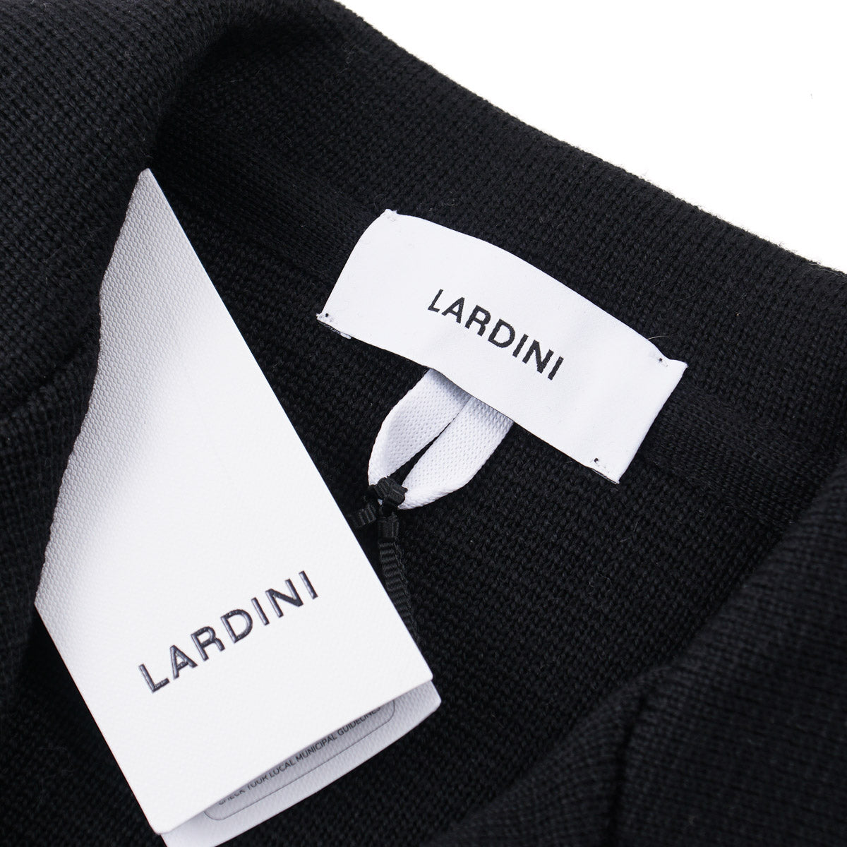 Lardini Men's Premium Knit Wool Double Breasted Blazer - Formal Business Suit Jacket for Office, Weddings & Special Occasions