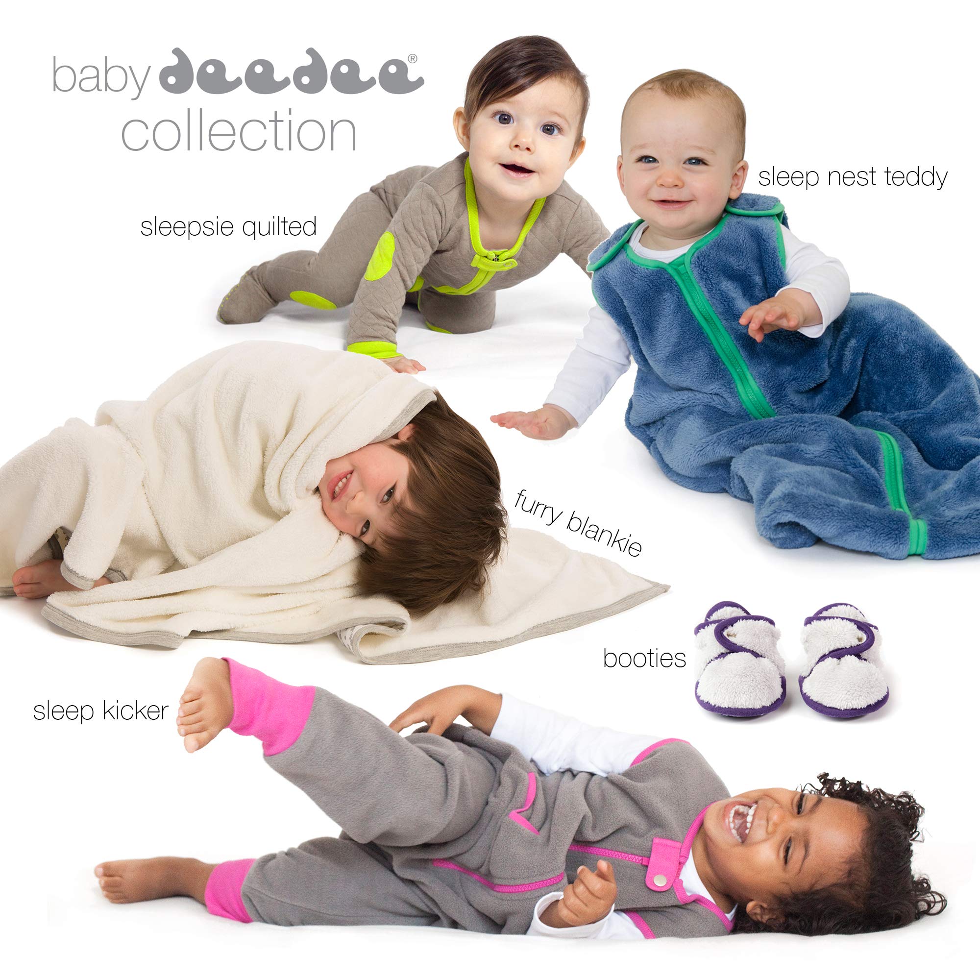 Baby DeeDee Sleep Nest Baby Sleeping Bag - Playful Whales Design, Large Size (18-36 Months) | Soft & Safe Infant Wearable Blanket for Nursery, Daycare & Travel