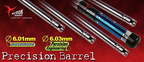 High Precision 6.03mm 470mm Airsoft AEG Inner Barrel for G3SG/1 - Made in Taiwan - Perfect for Sniper Rifles & Long-Range Airsoft Battles