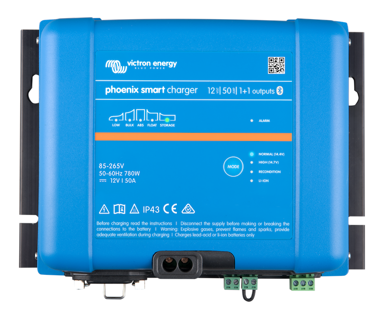 Phoenix Smart IP43 Charger 12V/30A (1+1) 120V/240V - Fast Charging for Boats, RVs, and Marine Vehicles - Perfect for Outdoor Adventures and Off-Grid Power Solutions