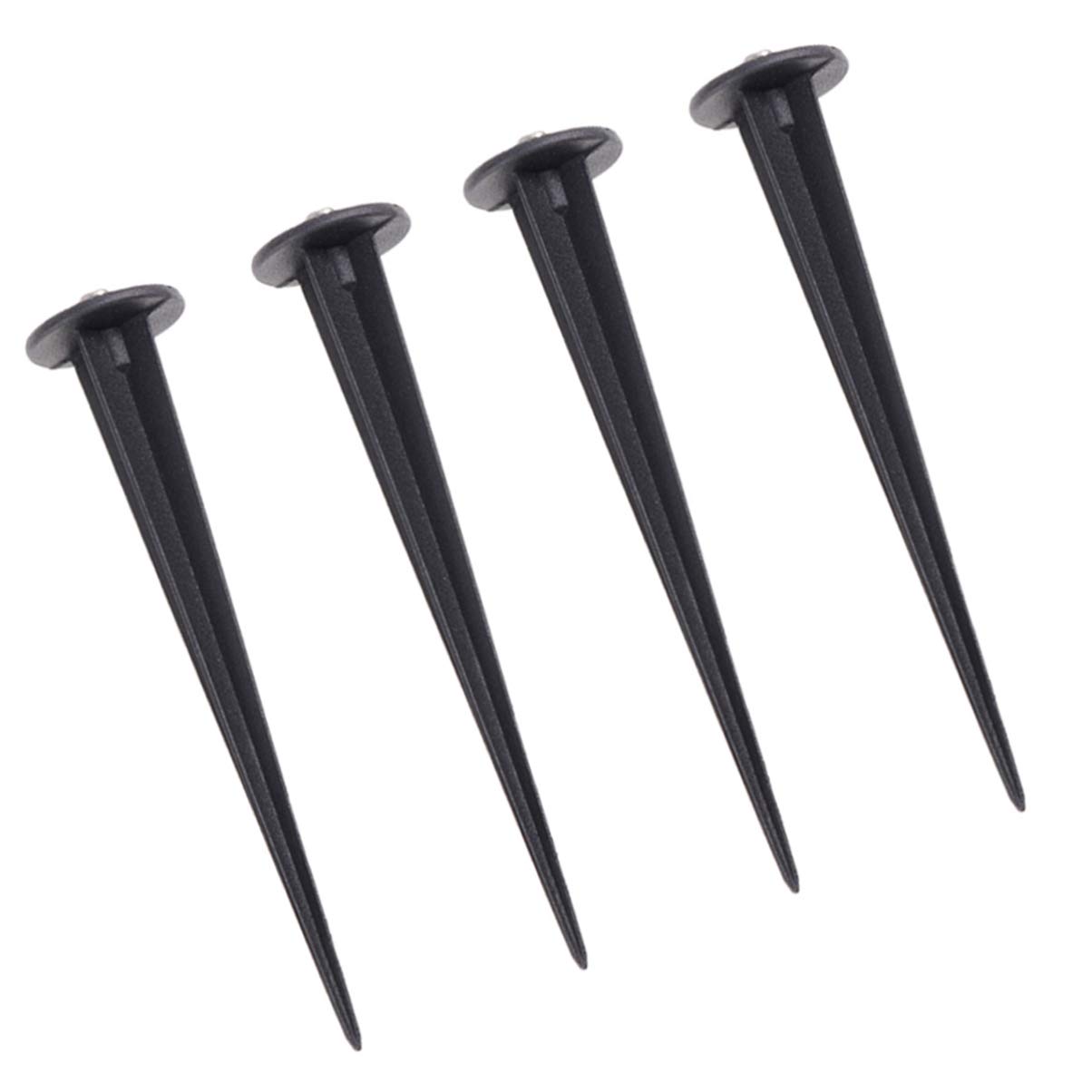 4pcs Solar Path Light Replacement Stakes with M5 Screw - Durable Ground Stake Accessories for Solar Lights - Perfect for Walkway, Patio, Garden & Yard Decoration