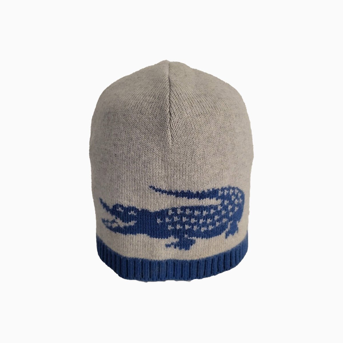 Stylish Jacquard Crocodile Wool Reversible Beanie Hat for Men & Women - Winter Warm Knit Cap for Outdoor Activities, Skiing, and Cold Weather Fashion