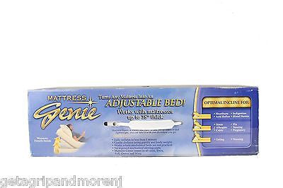 Mattress Genie Bed Wedge Pillow - Twin Size - New in Box - Perfect for Back Pain Relief, Reading & Watching TV in Bed