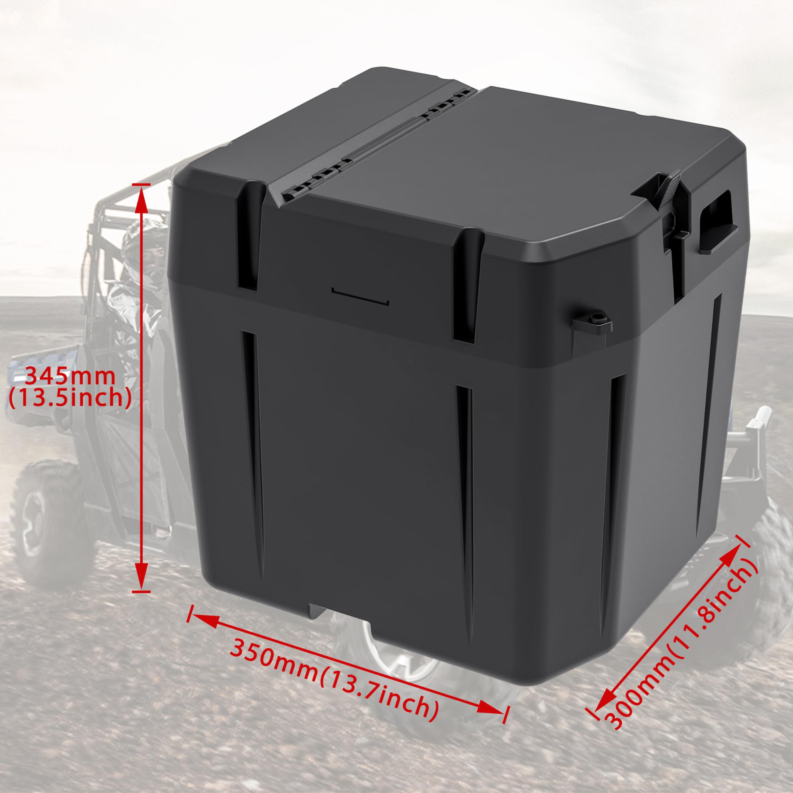 Polaris Ranger XP 1000 Under Seat Dry Storage Box (2018-2025) | Waterproof UTV Dual Bin Organizer for XP 1000 & Crew XP 1000 | Replacement for #2882910 | Perfect for Hunting, Fishing & Off-Road Gear Storage
