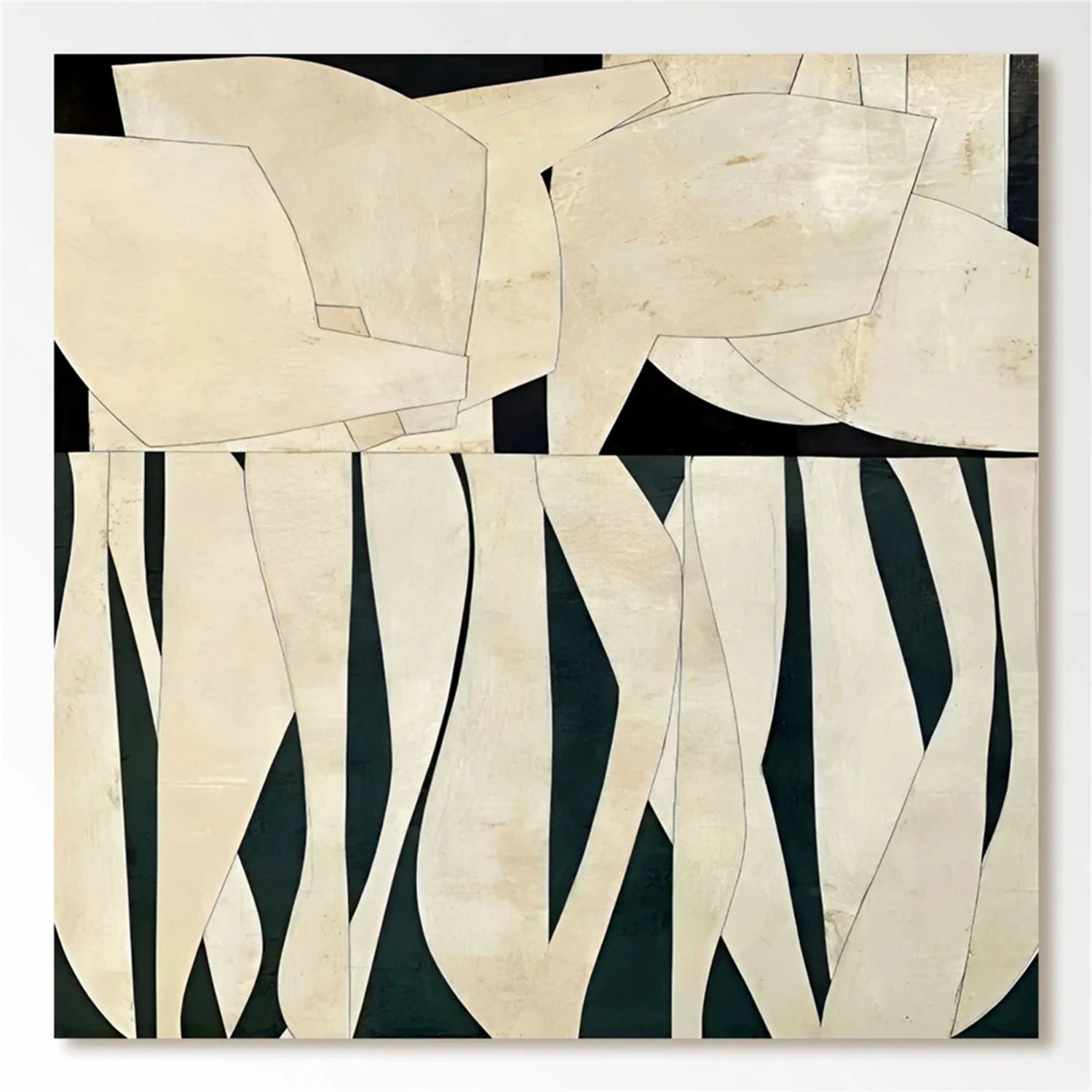 Abstract Tranquility Art Painting #WS215 - Modern Canvas Wall Art for Living Room, Bedroom & Office Decor
