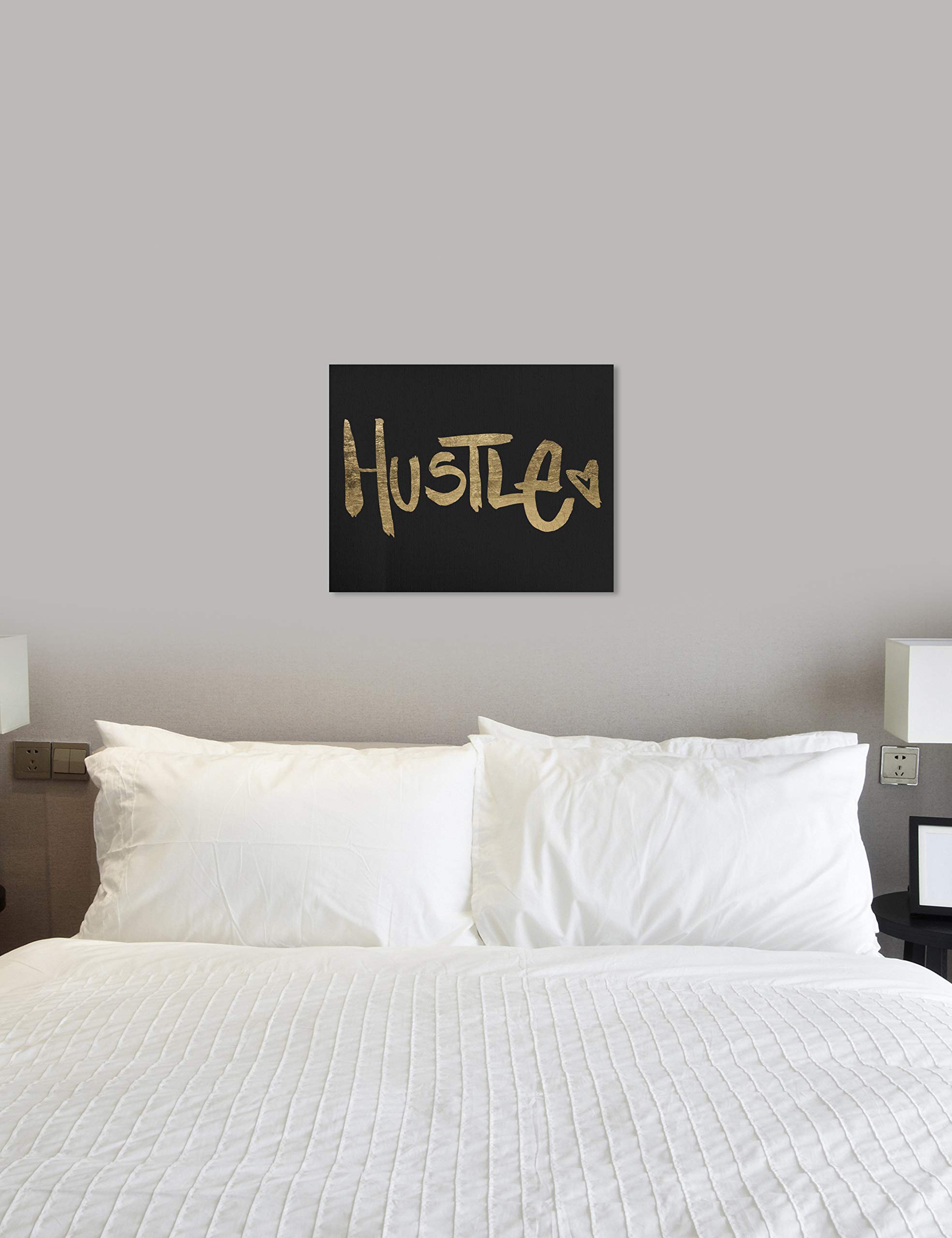 Hustle Motivational Wall Art Canvas Print - 30