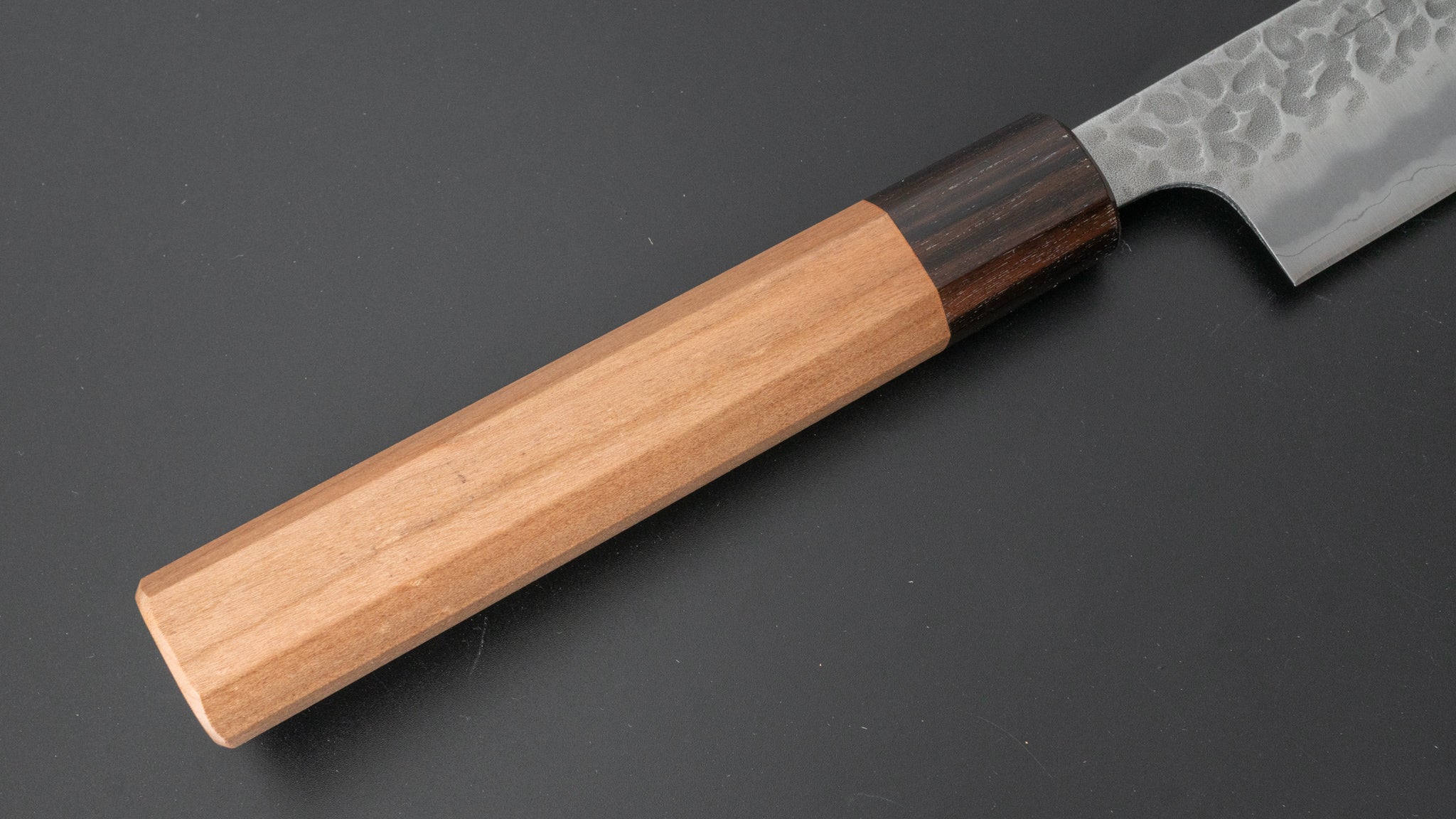 Hitohira Futana SB Migaki Tsuchime Sujihiki 270mm Japanese Chef Knife - Cherry Wood Handle - Premium Slicing Knife for Sushi, Meat & Roasts