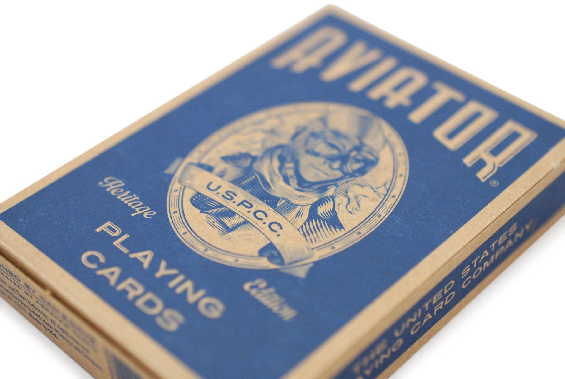 AVIATOR® Heritage Edition Playing Cards - Premium Quality Poker Cards for Magic Tricks, Cardistry & Casino Games - Perfect for Professional & Home Use
