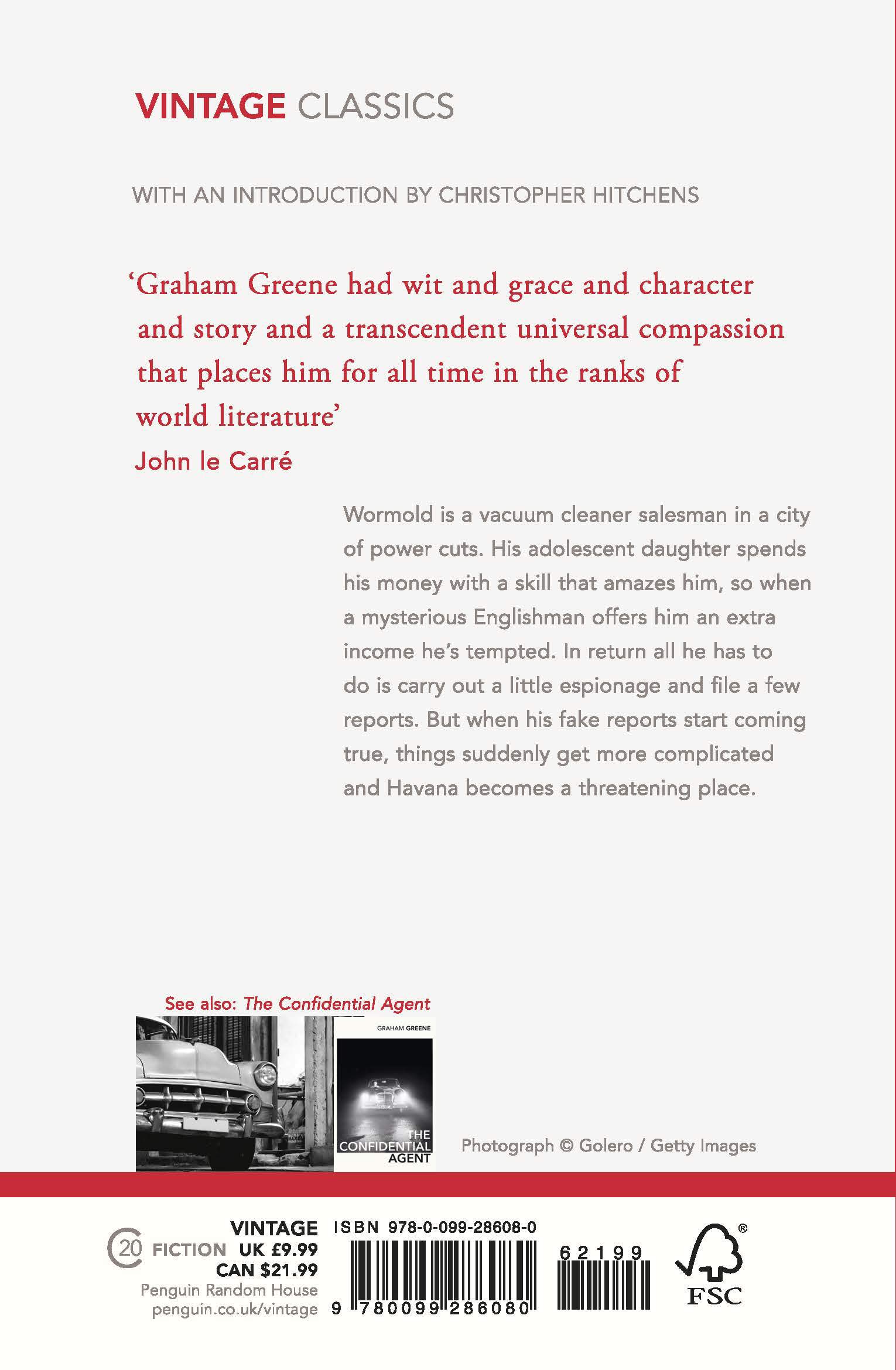 Our Man in Havana - Classic Spy Novel by Graham Greene | Perfect for Book Clubs, Travel Enthusiasts & Cold War History Lovers