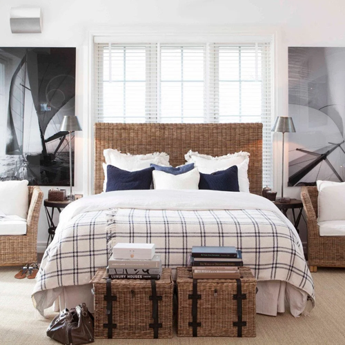 Artwood Liberty Rattan Headboard - King & Super King Size - Perfect for Bedroom Decor & Boho Style Home