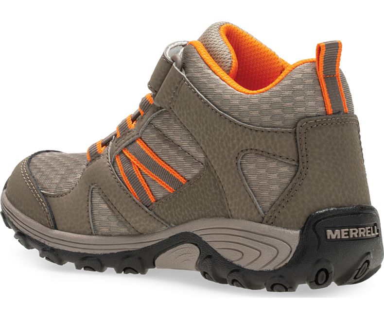 Merrell Gunsmoke Outback Mid Waterproof Hiking Boots - Durable Outdoor Shoes for Men & Women - Perfect for Trail Walking, Camping & Mountain Adventures